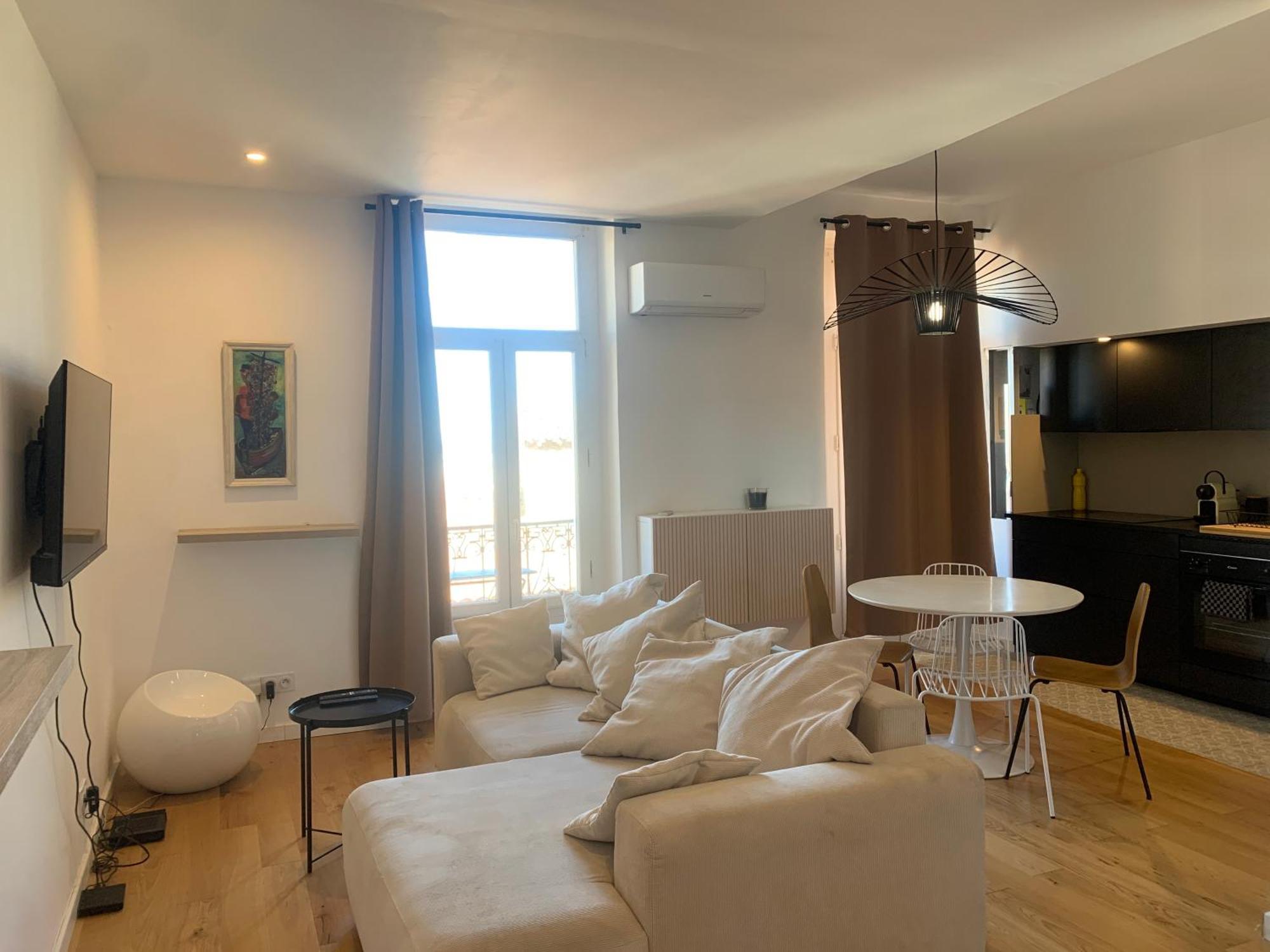 Sète La Grande Bleue Deux Chambres Vue Mer מראה חיצוני תמונה